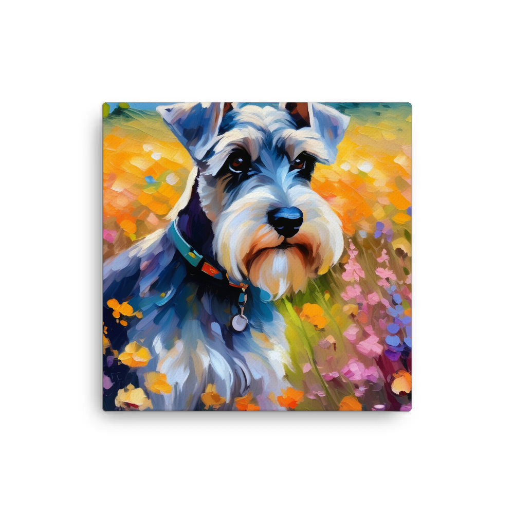 PugMug Custom Miniature Schnauzer Canvas