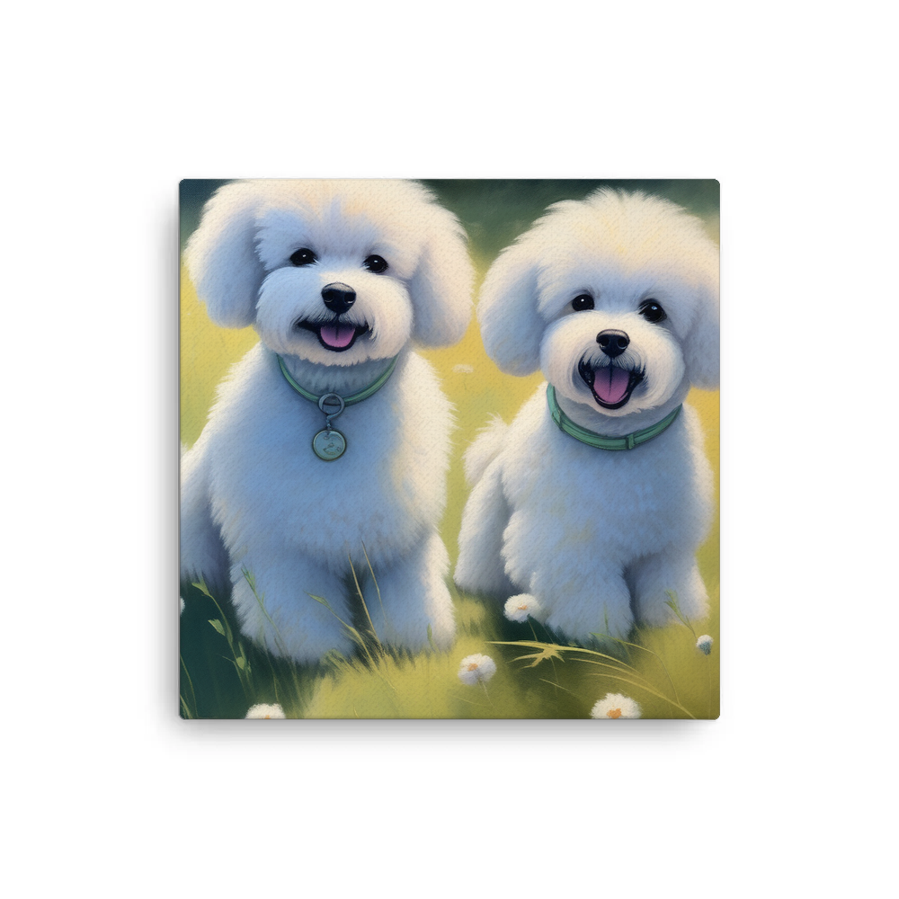 PugMug Custom Bichons Frise Canvas
