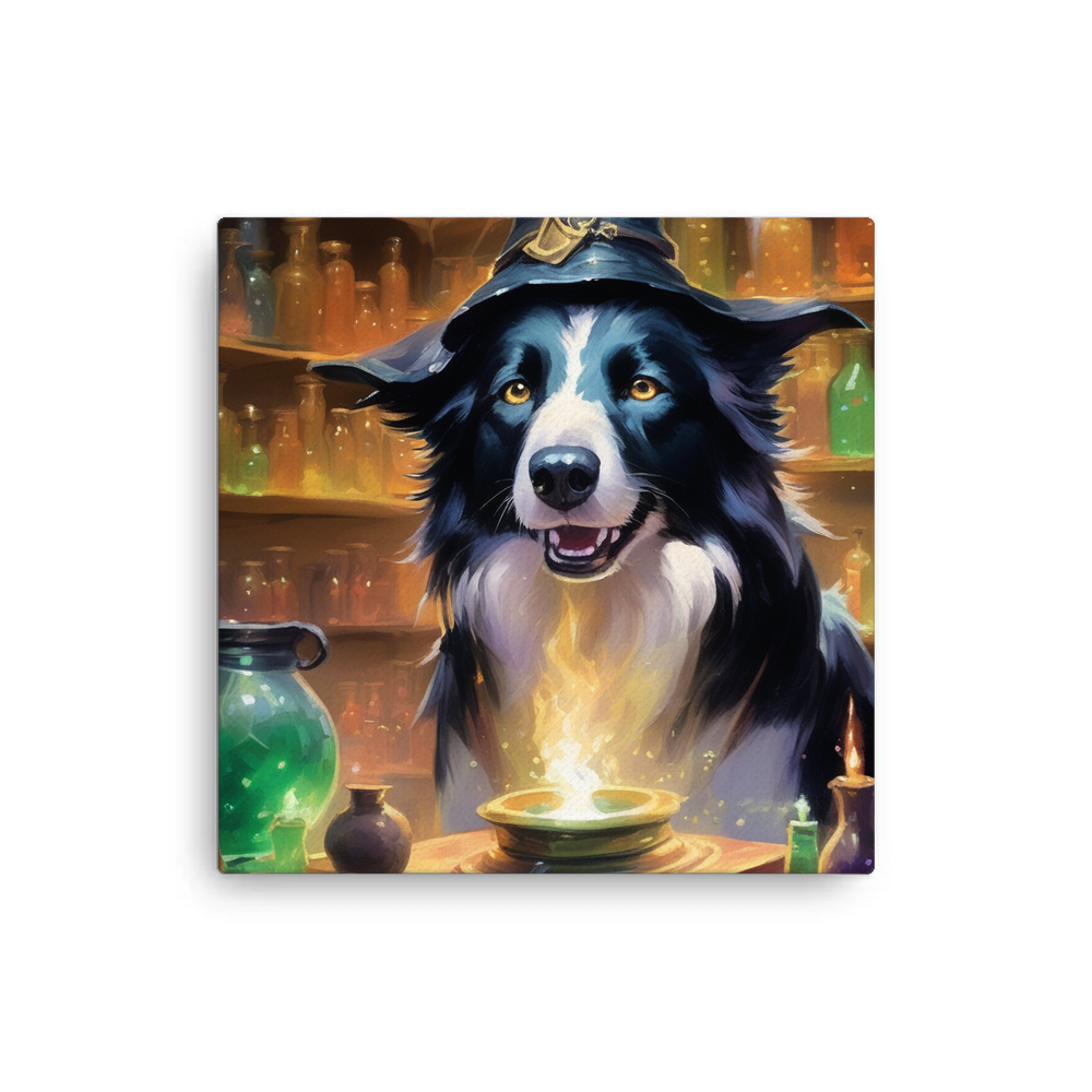 PugMug Custom Border Collie Canvas