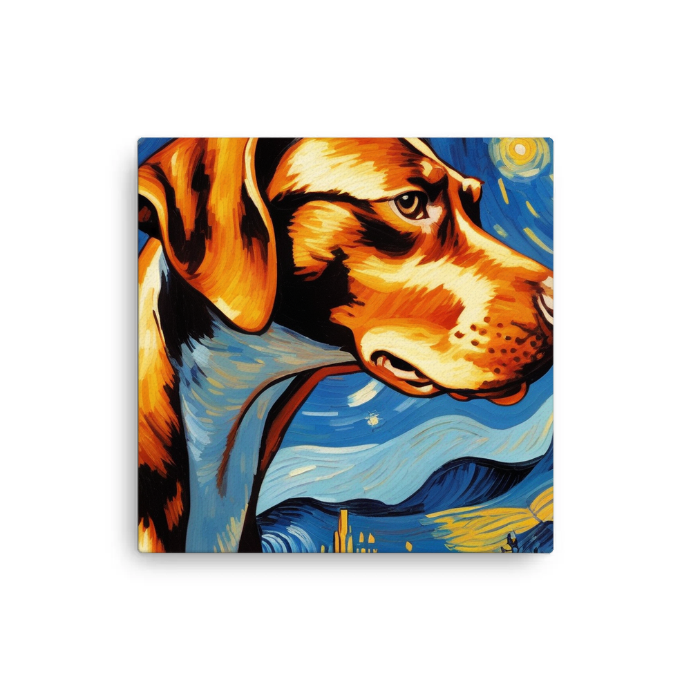 PugMug Custom Pointer Dog Canvas