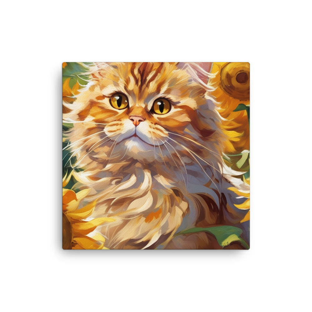 PugMug Custom Tabby Persian Cat Canvas