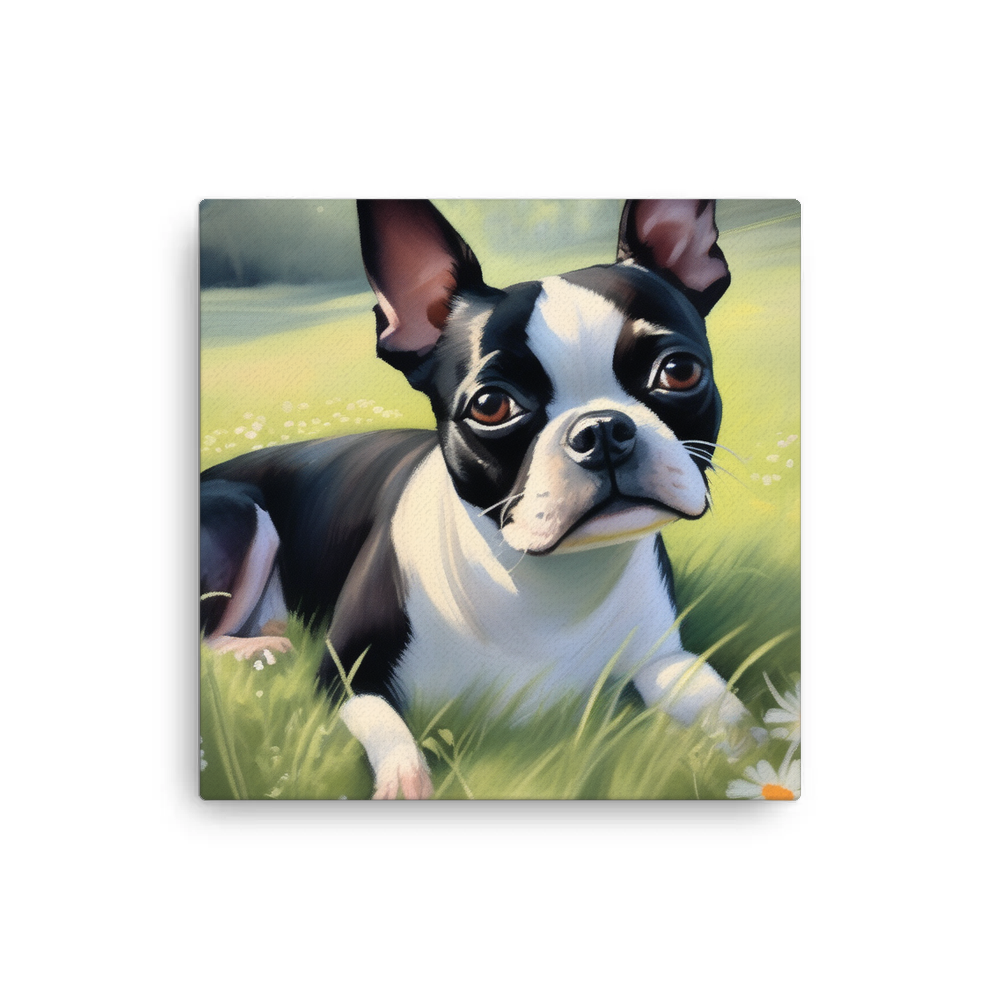 PugMug Custom Boston Terrier Canvas