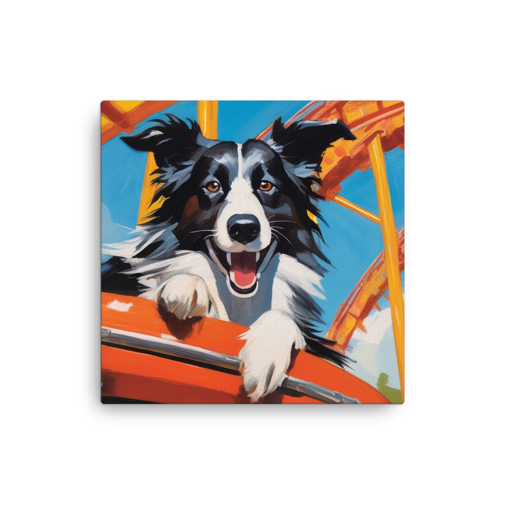 PugMug Custom Border Collie Canvas