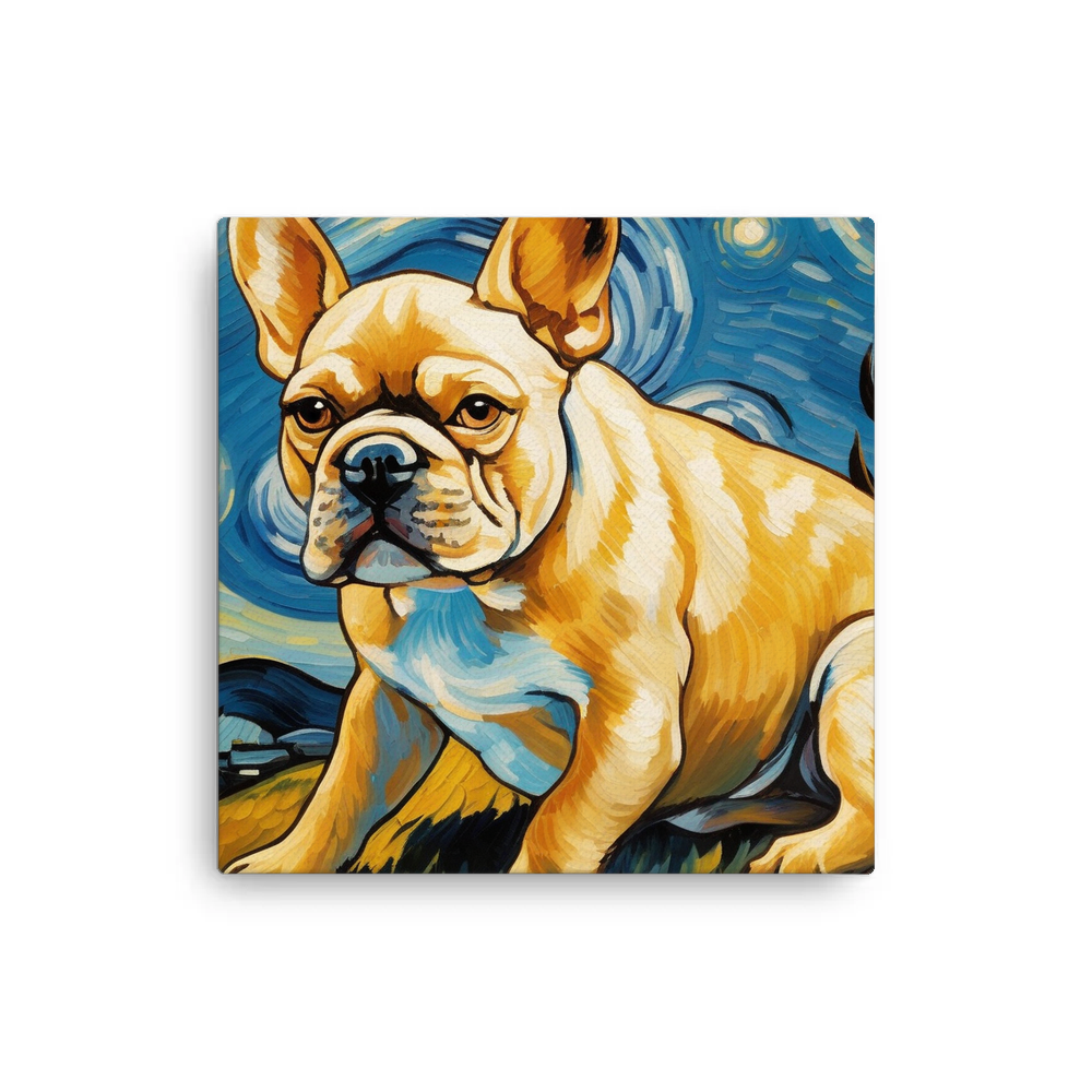 PugMug Custom Tan French Bulldog Canvas