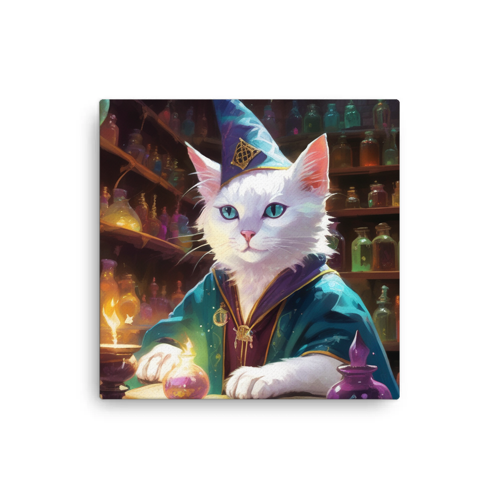 PugMug Custom White Exotic Cat Canvas