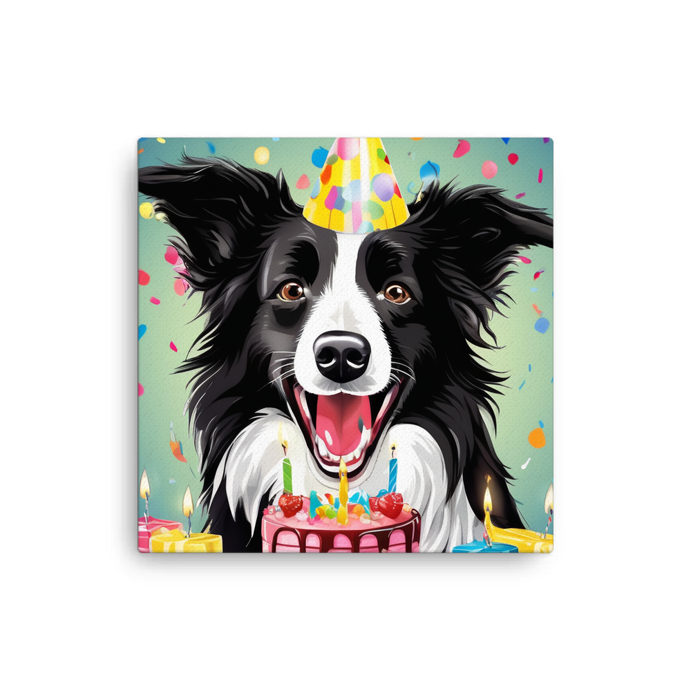 PugMug Custom Border Collie Canvas