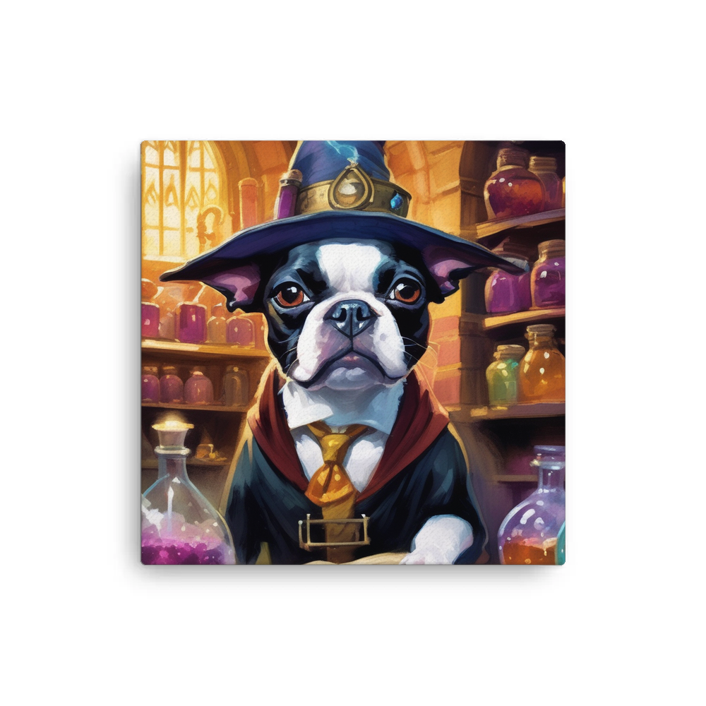 PugMug Custom Boston Terrier Canvas