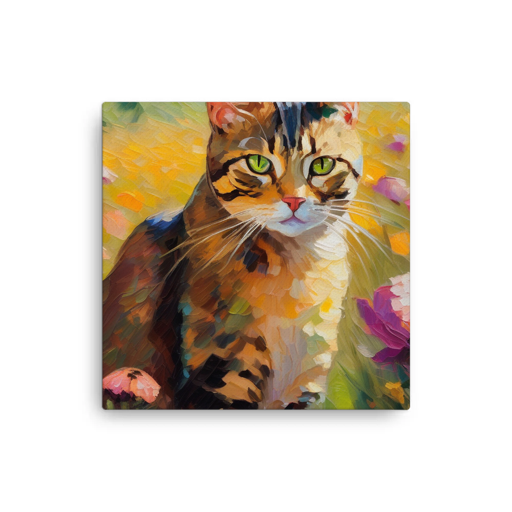 PugMug Custom Tabby Exotic Cat Canvas