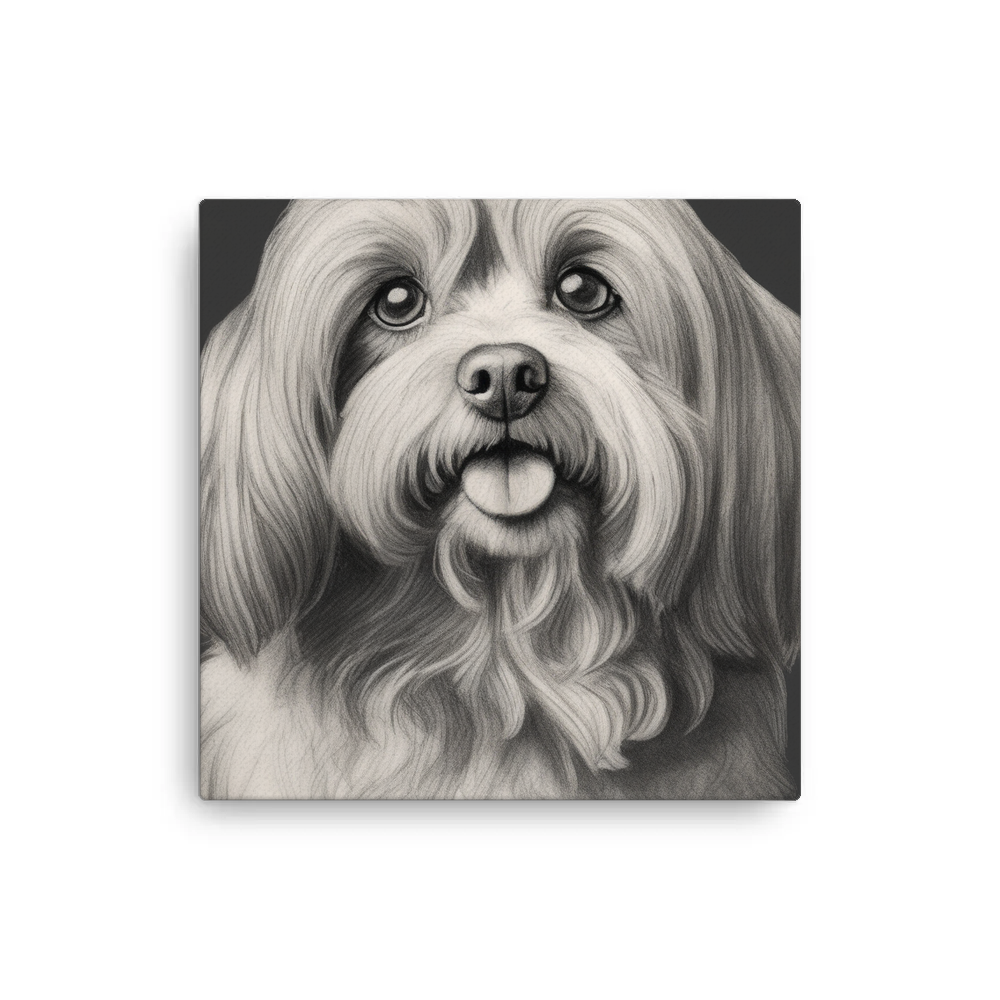 PugMug Custom Tan Havanese Dog Canvas