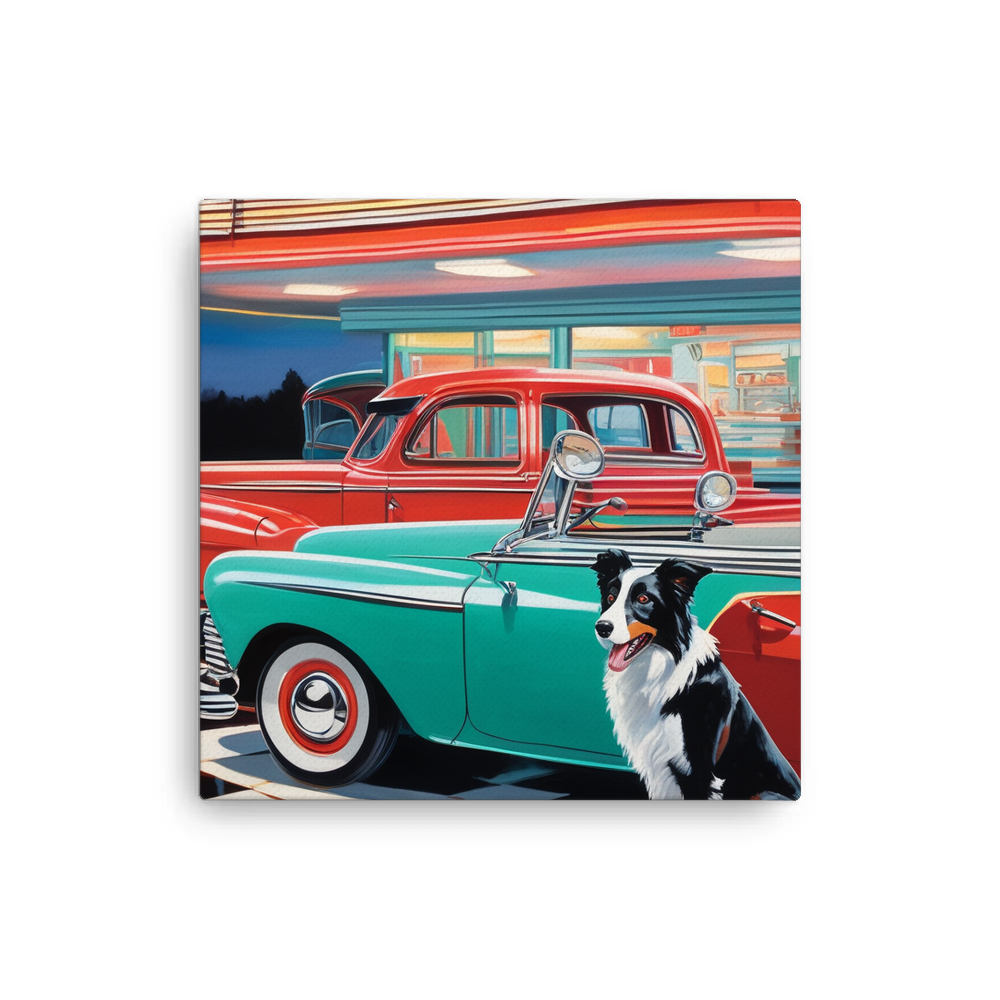 PugMug Custom Border Collie Canvas