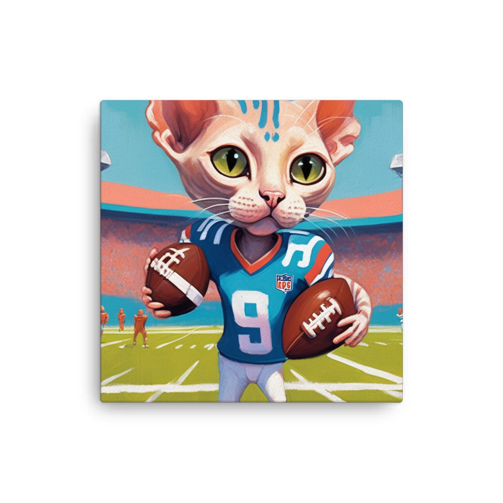 PugMug Custom Tabby Sphynx Cat Canvas