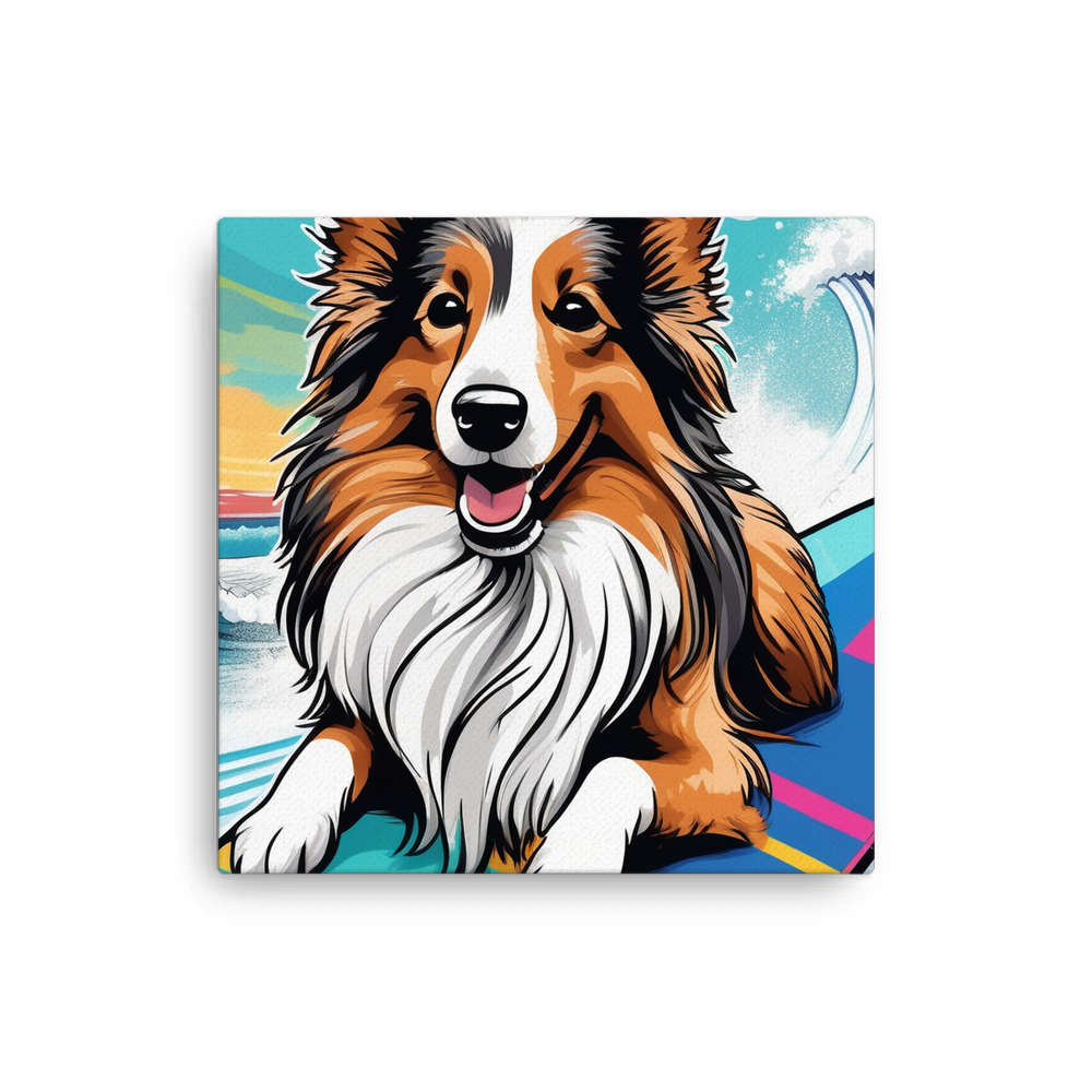 PugMug Custom Shetland Sheepdog Canvas