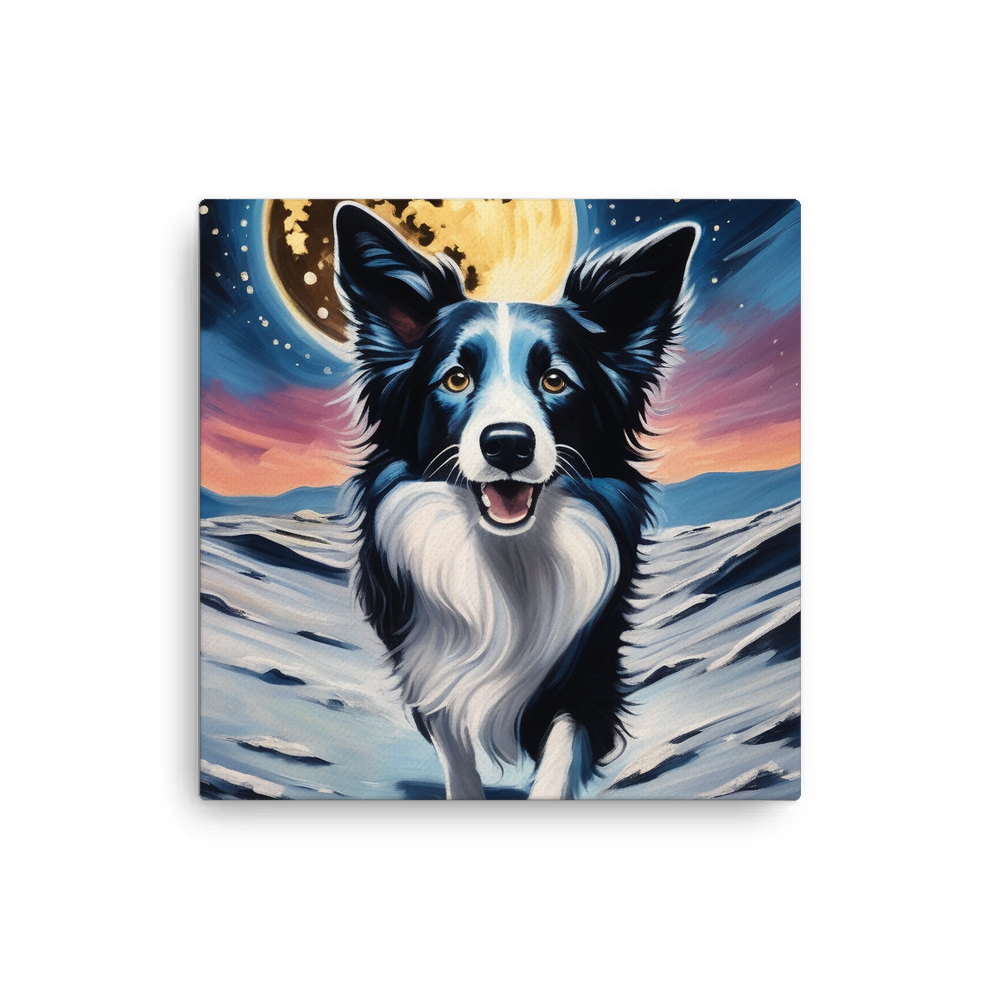 PugMug Custom Border Collie Canvas
