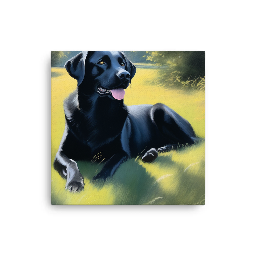 PugMug Custom Black Labrador Retriever Canvas