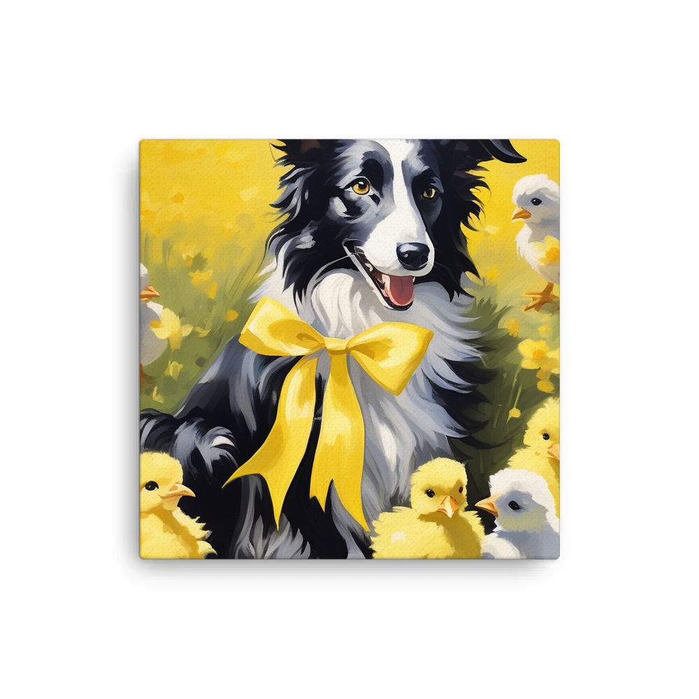 PugMug Custom Border Collie Canvas