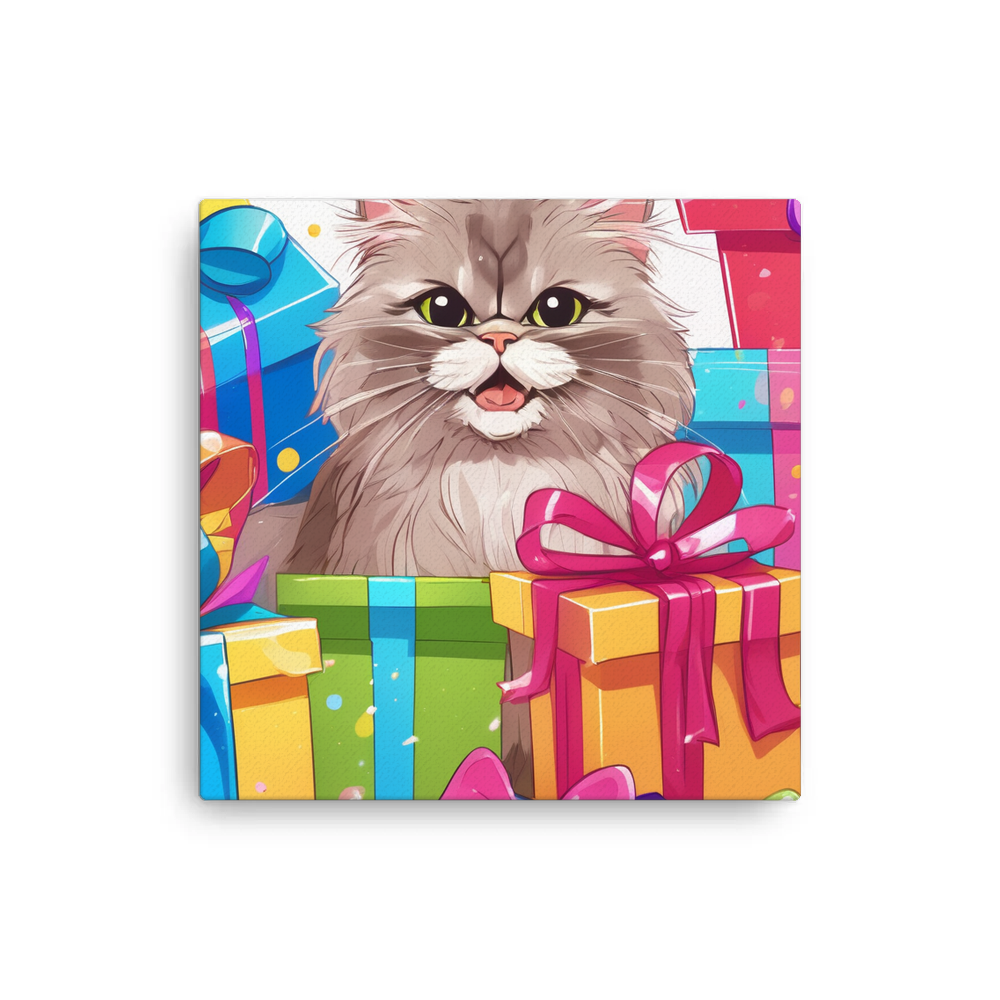 PugMug Custom Tabby Persian Cat Canvas