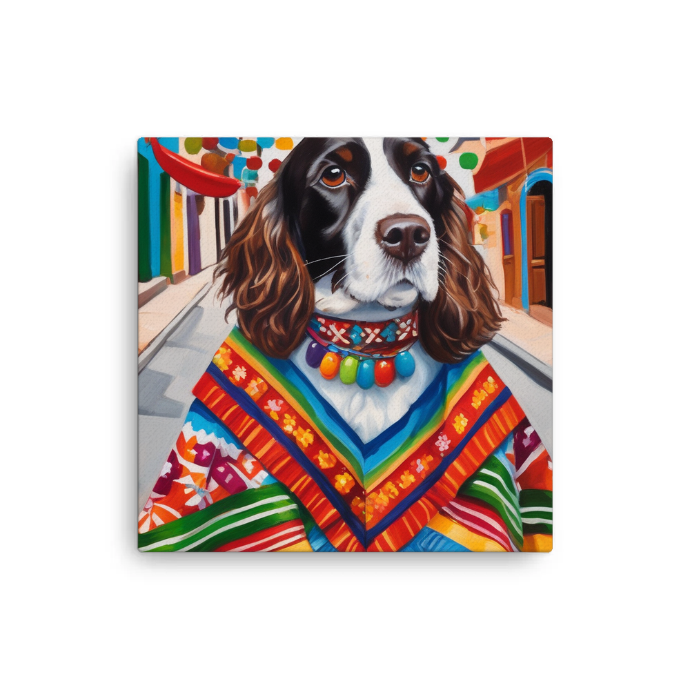 PugMug Custom English Springer Spaniel Canvas