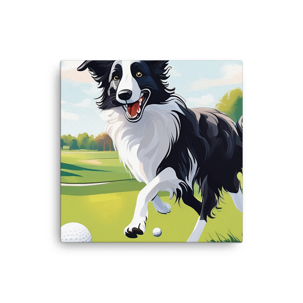 PugMug Custom Border Collie Canvas