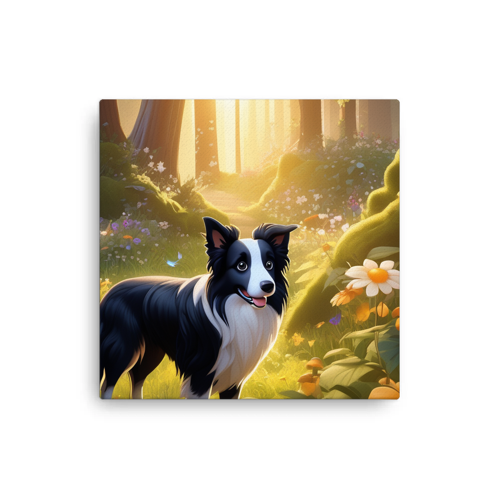 PugMug Custom Border Collie Canvas