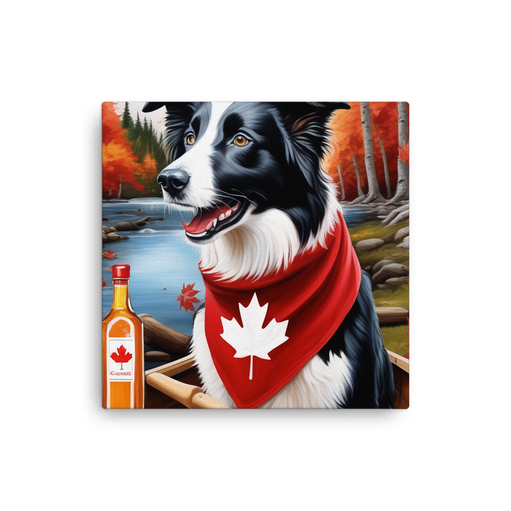 PugMug Custom Border Collie Canvas