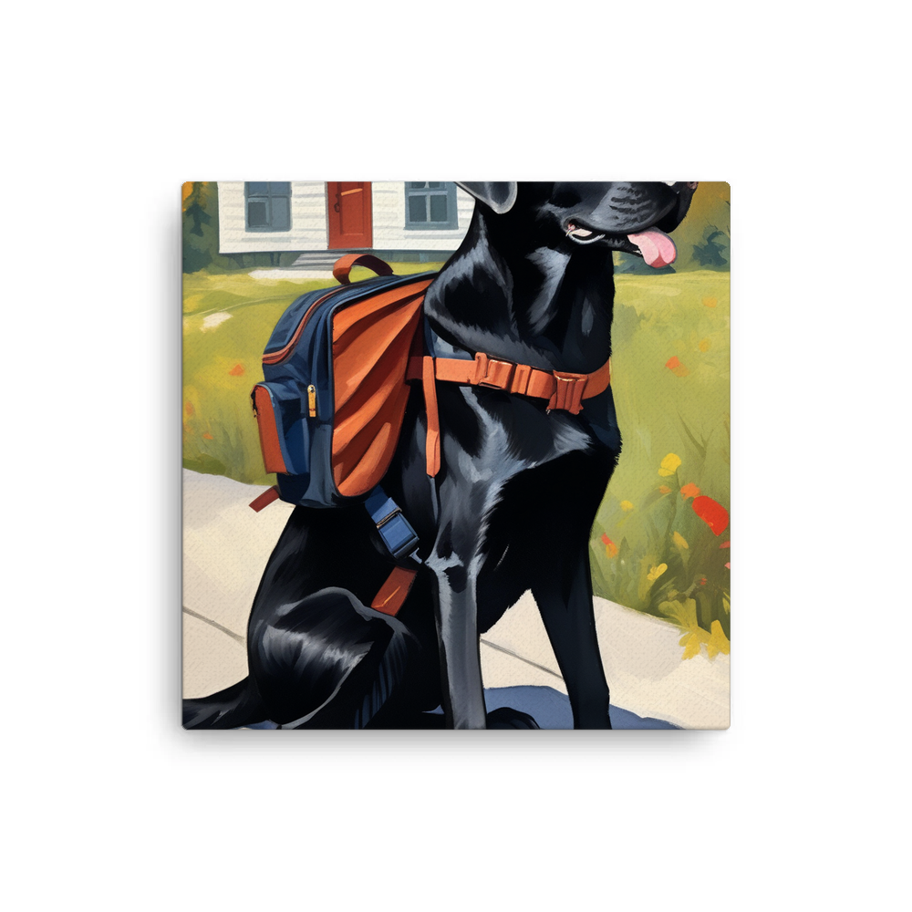 PugMug Custom Black Labrador Retriever Canvas