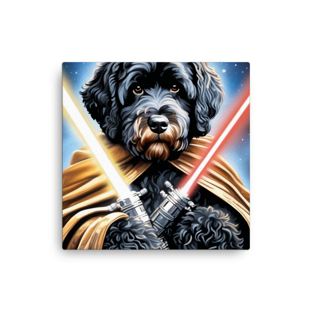 PugMug Custom Portuguese Water Dog Canvas