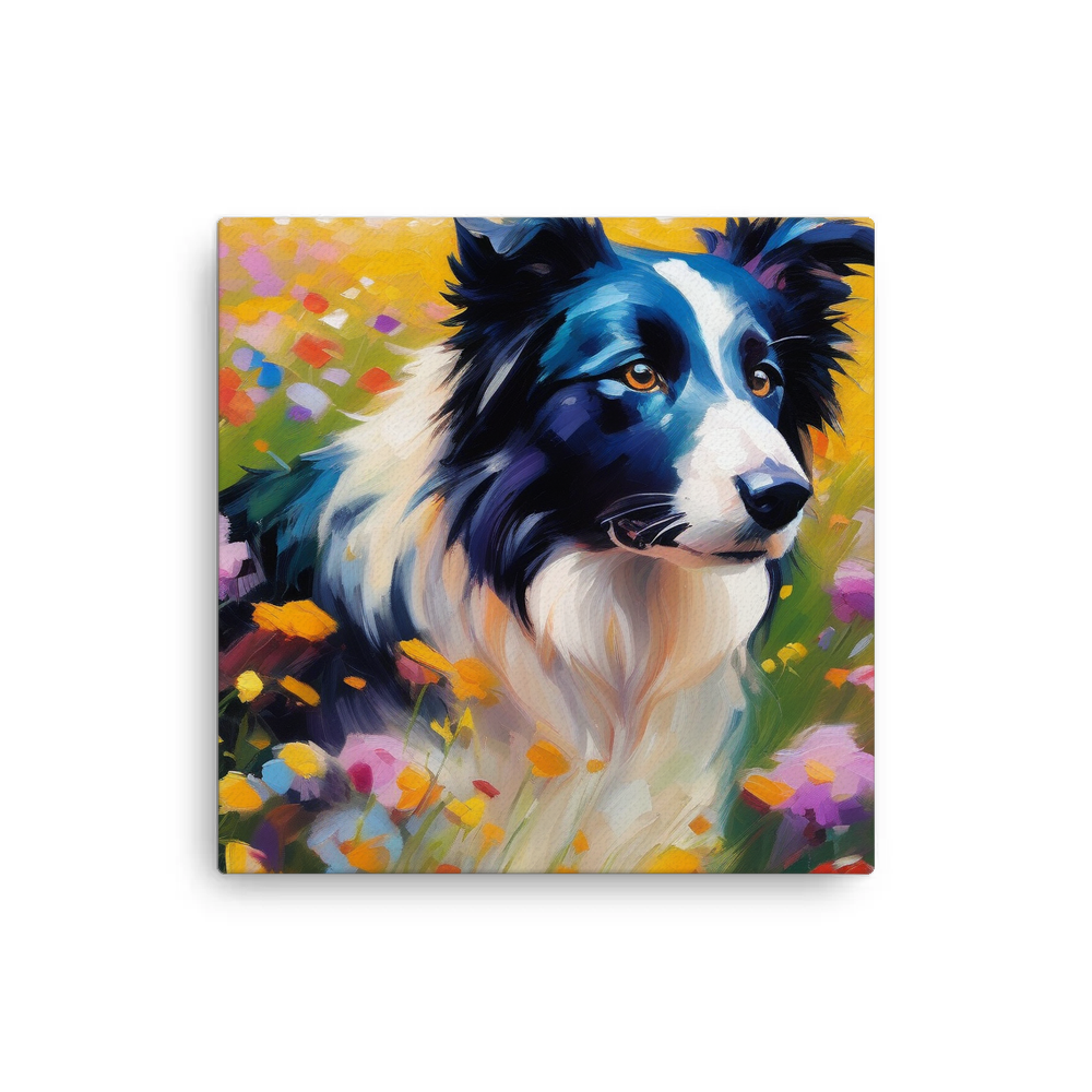 PugMug Custom Border Collie Canvas