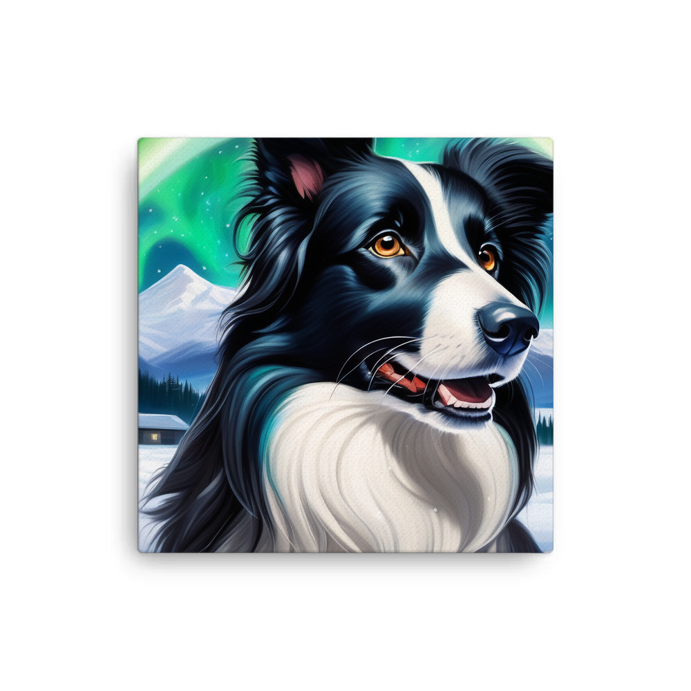 PugMug Custom Border Collie Canvas