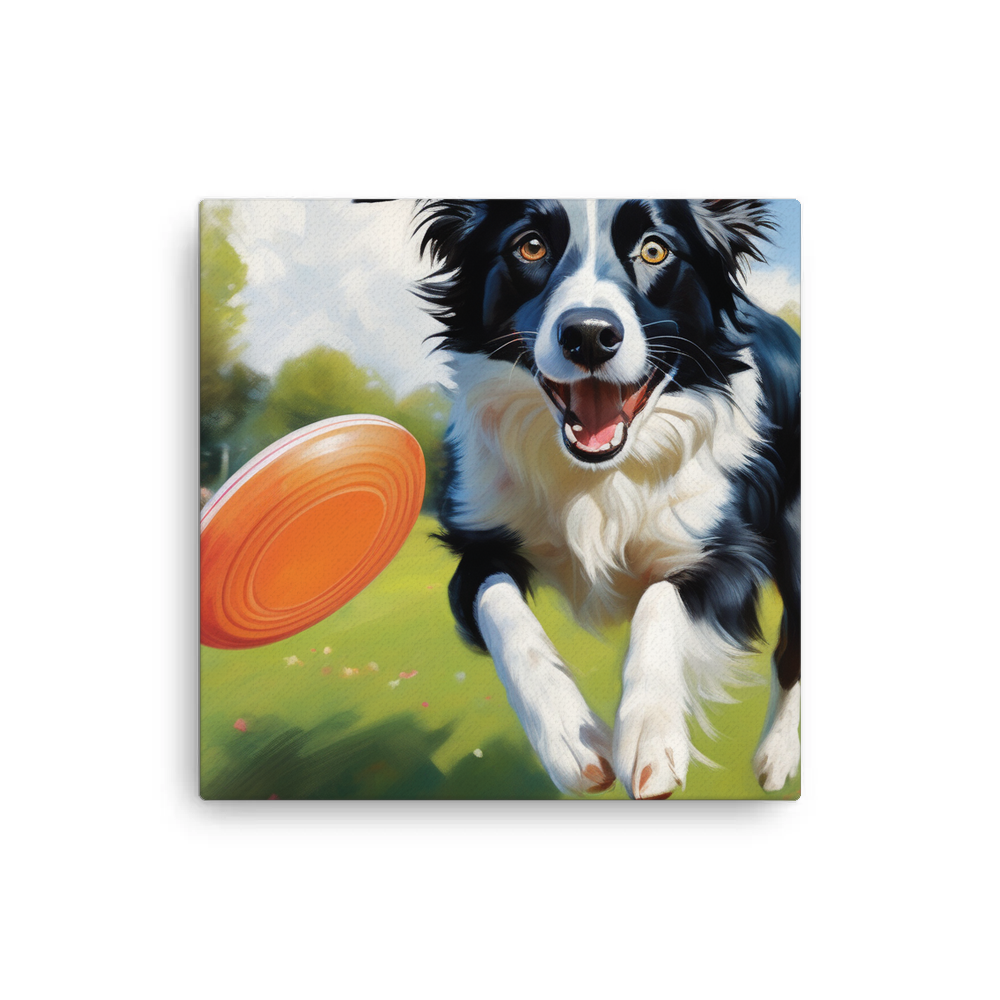 PugMug Custom Border Collie Canvas