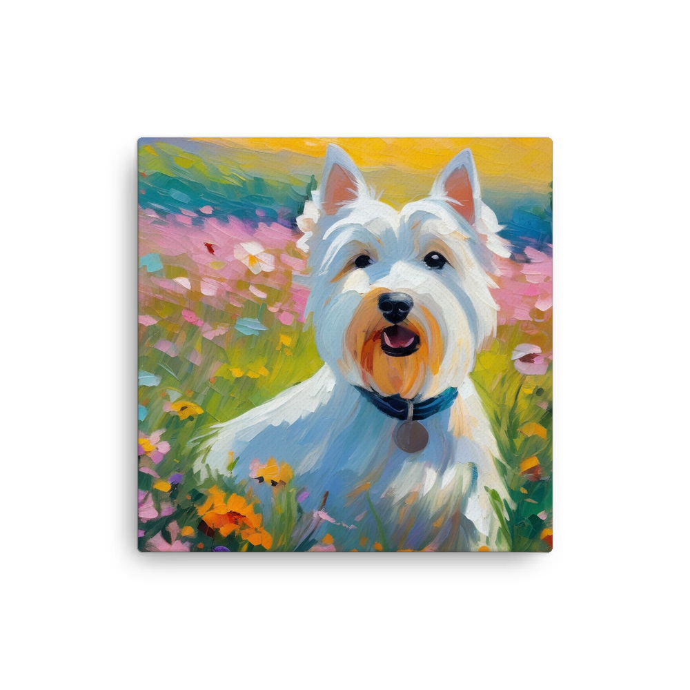 PugMug Custom West Highland White Terrier Canvas