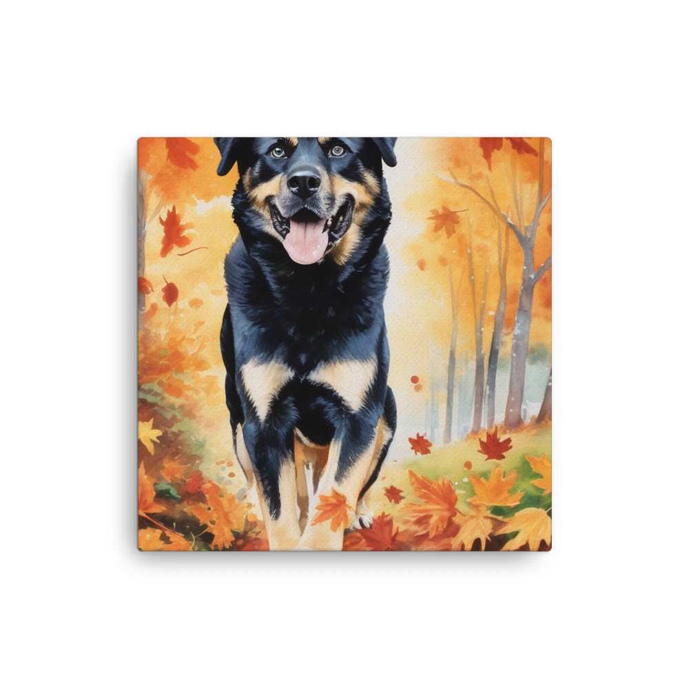 PugMug Custom Blue Canvas