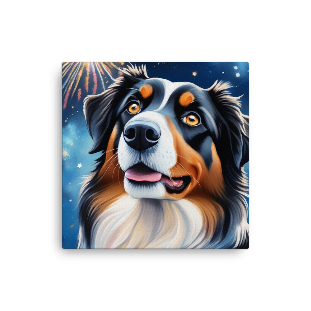PugMug Custom Miniature American Shepherd Canvas