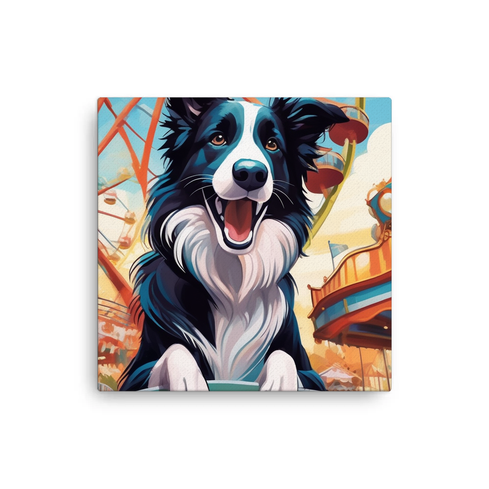 PugMug Custom Border Collie Canvas