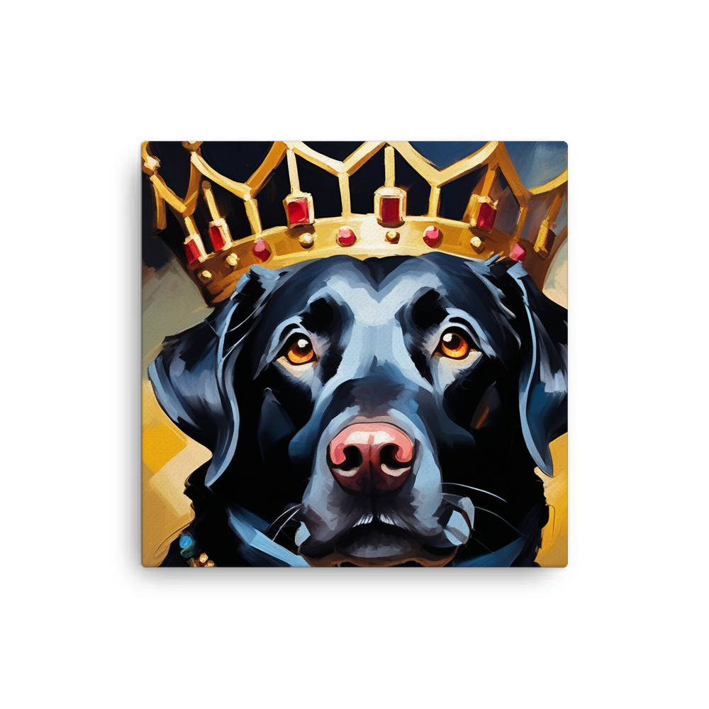 PugMug Custom Black Labrador Retriever Canvas