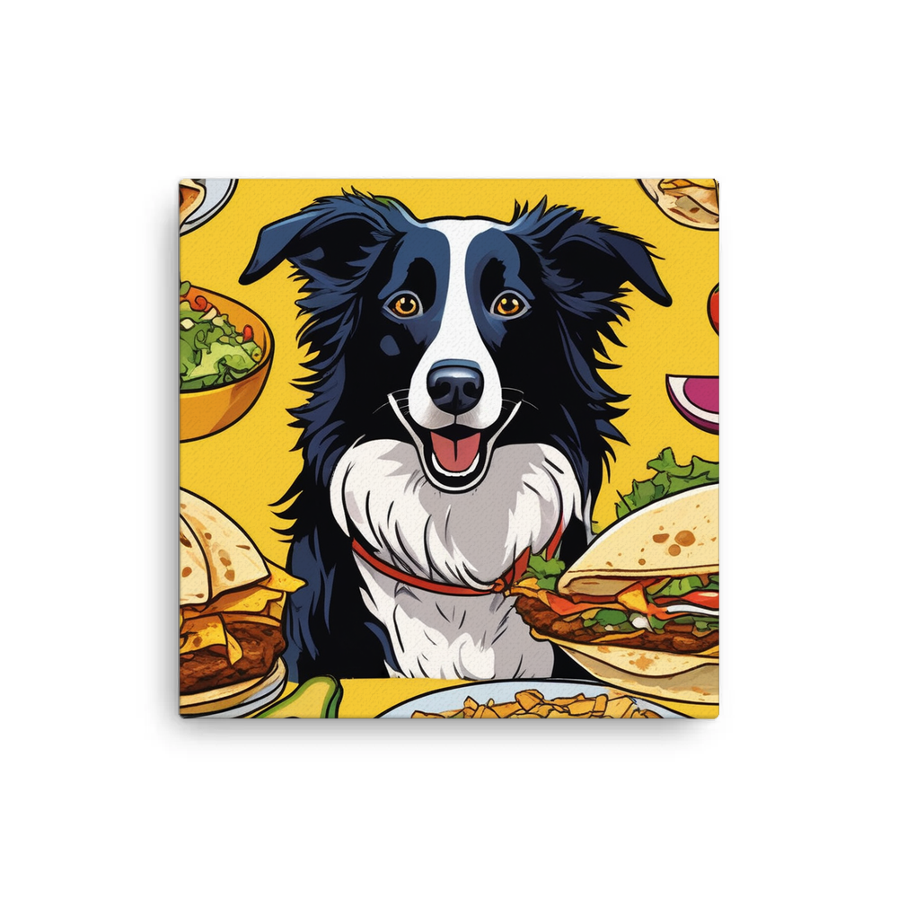 PugMug Custom Border Collie Canvas