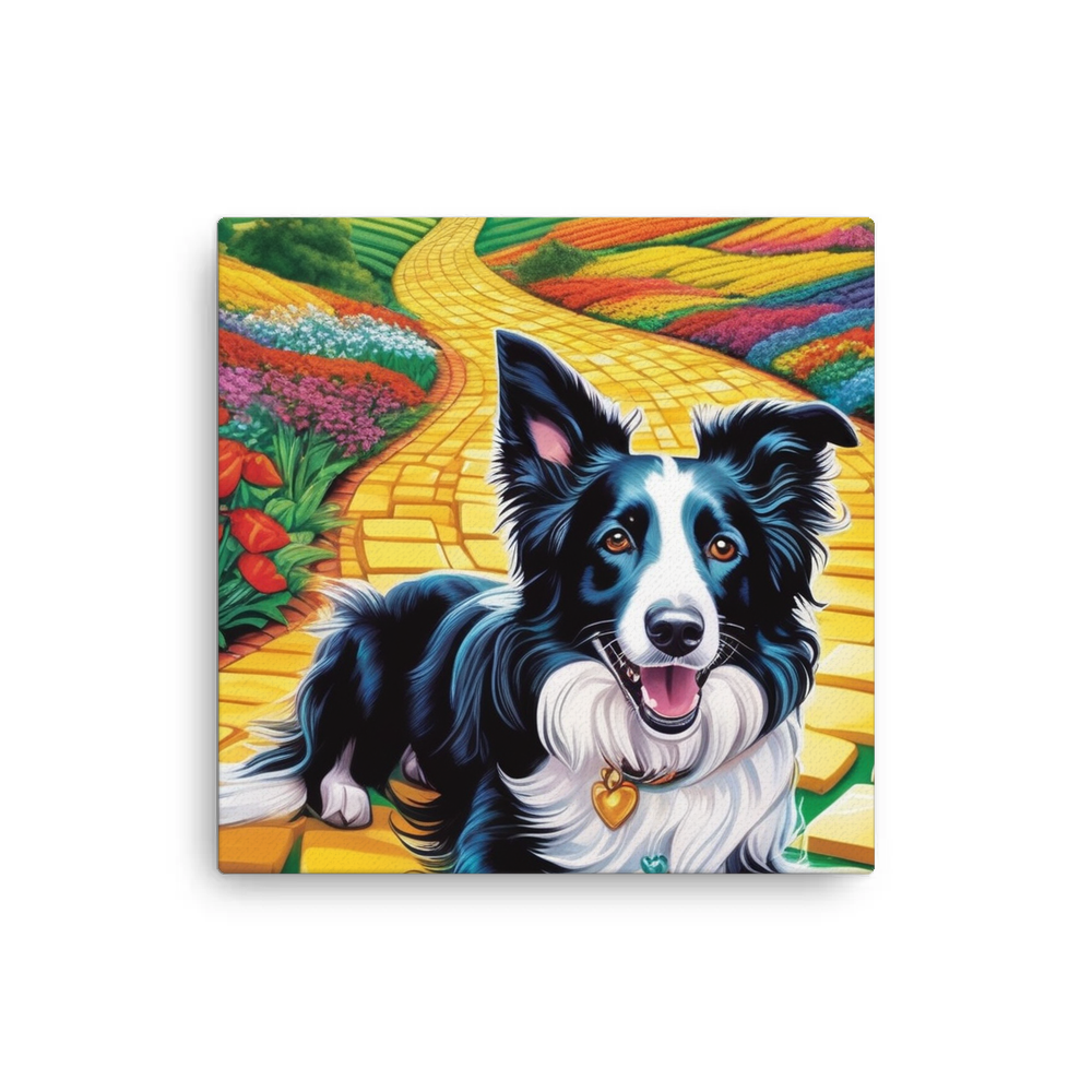 PugMug Custom Border Collie Canvas