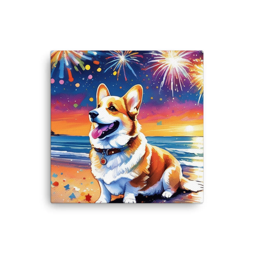 PugMug Custom Pembroke Welsh Corgi Canvas