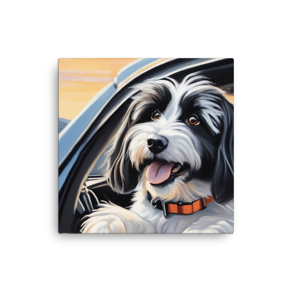 PugMug Custom Black-and-white Havanese Dog Canvas