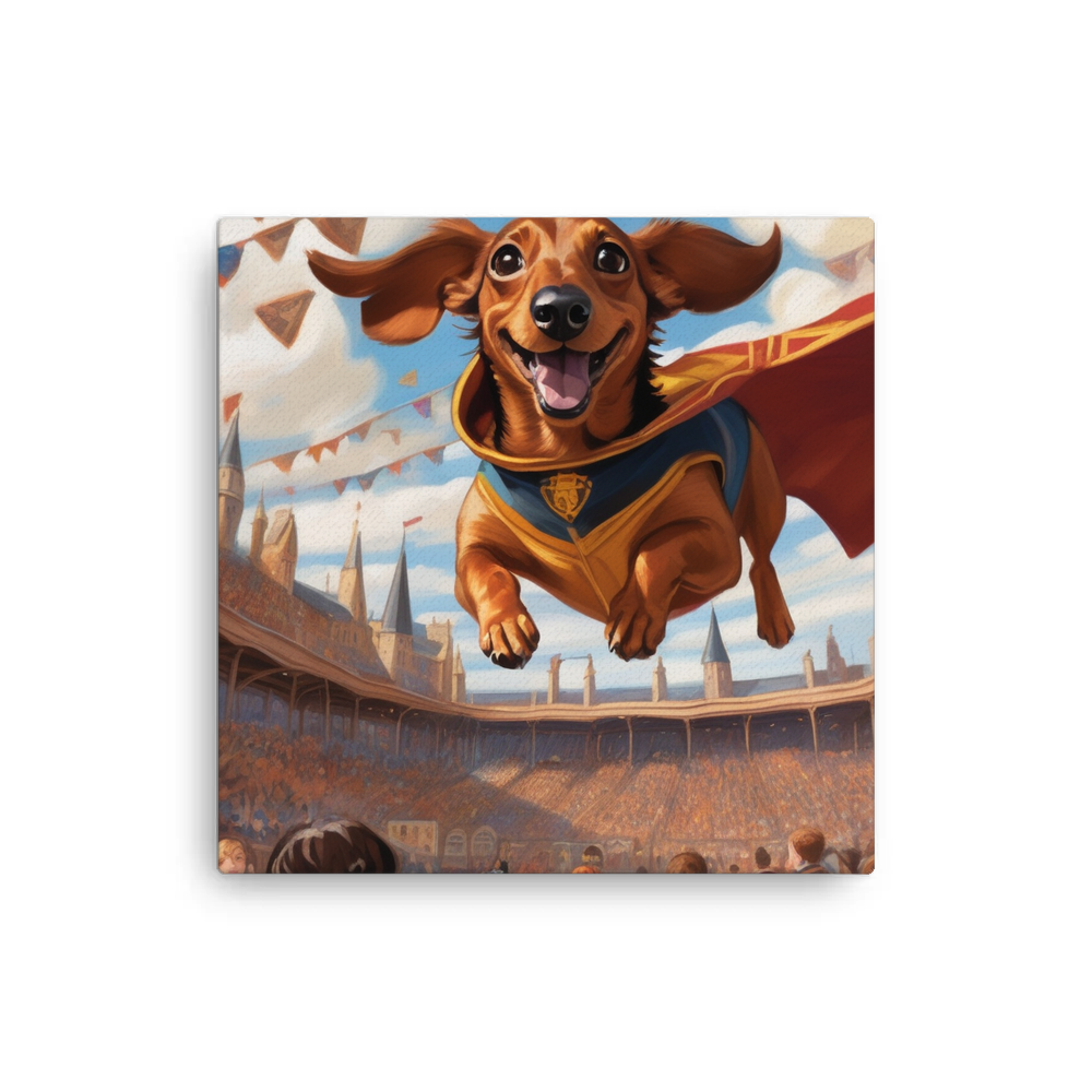 PugMug Custom Tan Dachshund Canvas