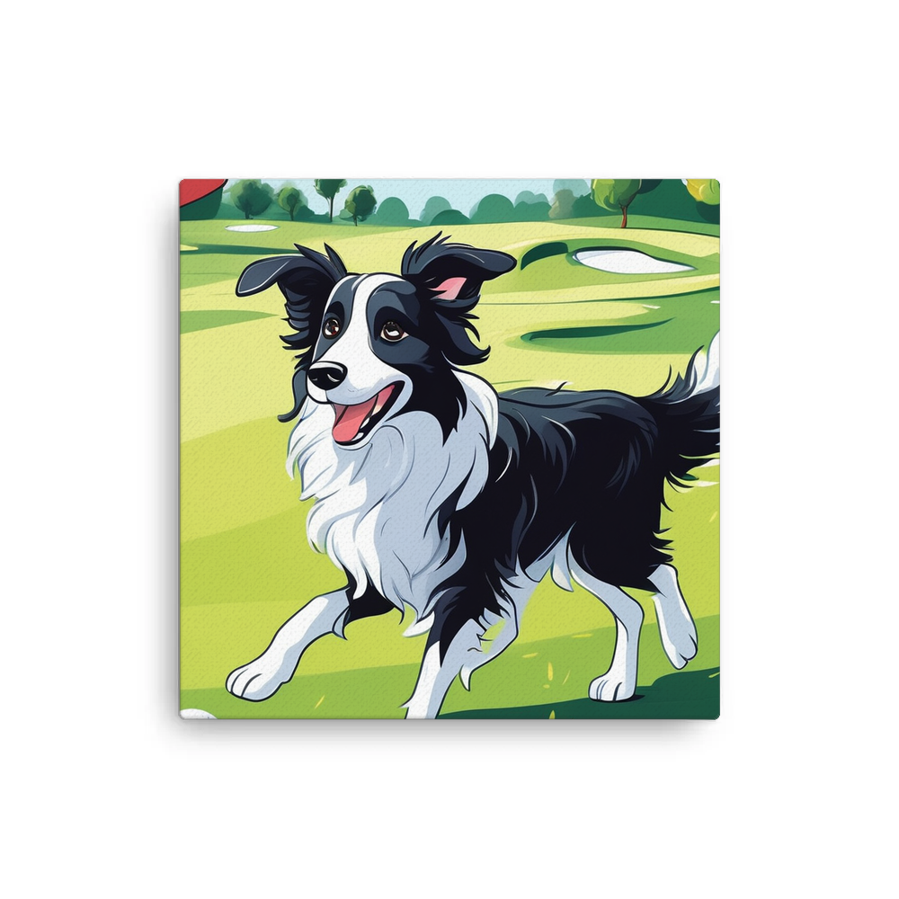 PugMug Custom Border Collie Canvas