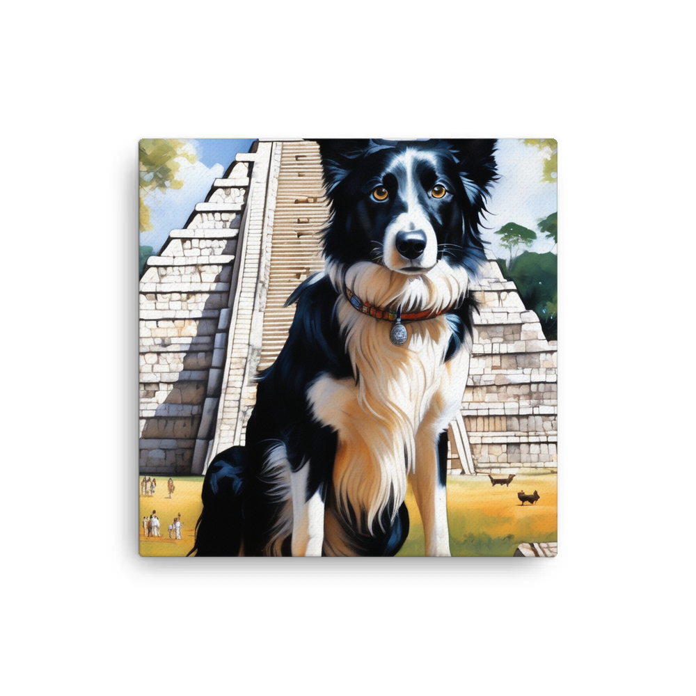 PugMug Custom Border Collie Canvas
