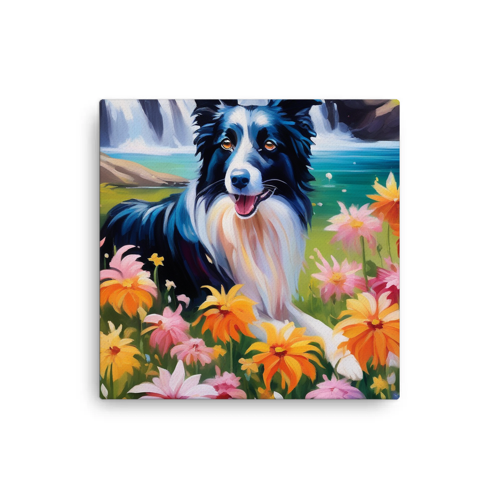 PugMug Custom Border Collie Canvas