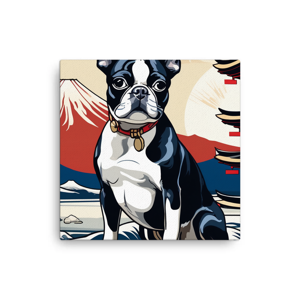PugMug Custom Boston Terrier Canvas