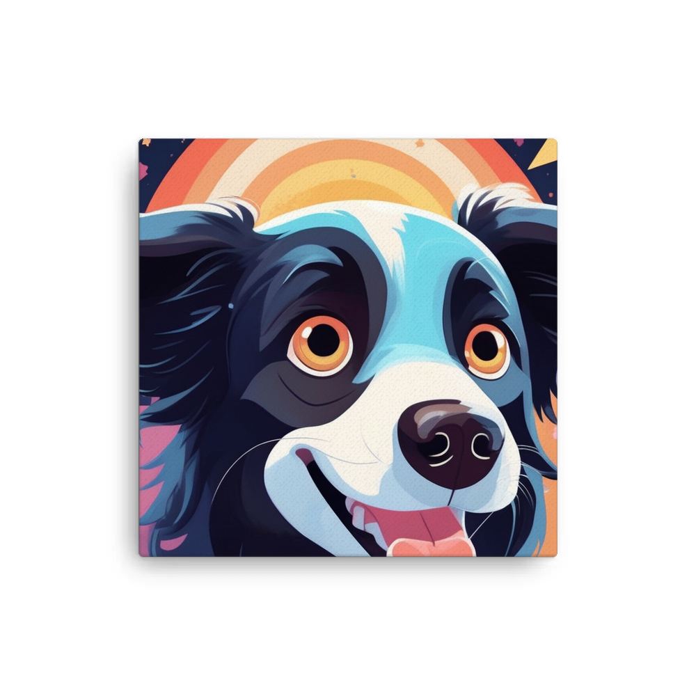 PugMug Custom Border Collie Canvas