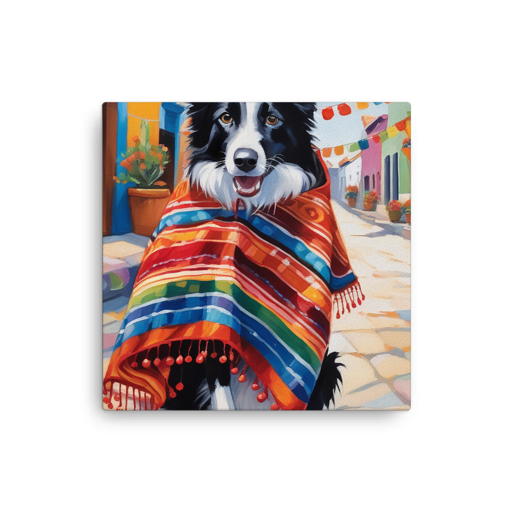 PugMug Custom Border Collie Canvas