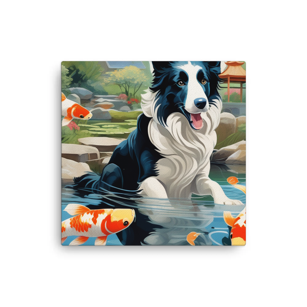PugMug Custom Border Collie Canvas