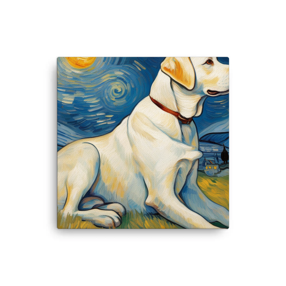 PugMug Custom White Labrador Retriever Canvas