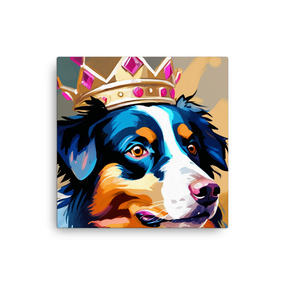 PugMug Custom Australian Shepherd Dog Canvas