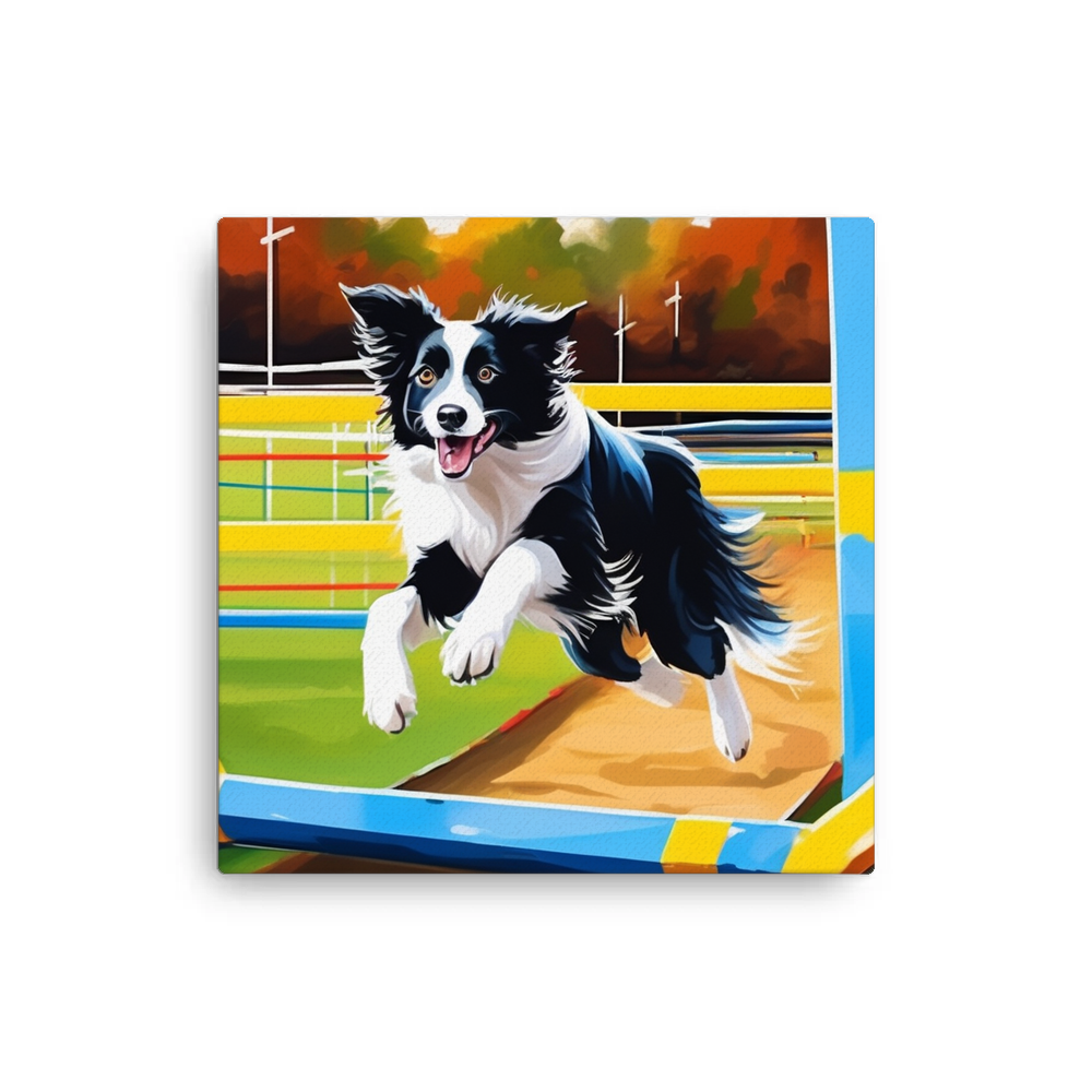 PugMug Custom Border Collie Canvas