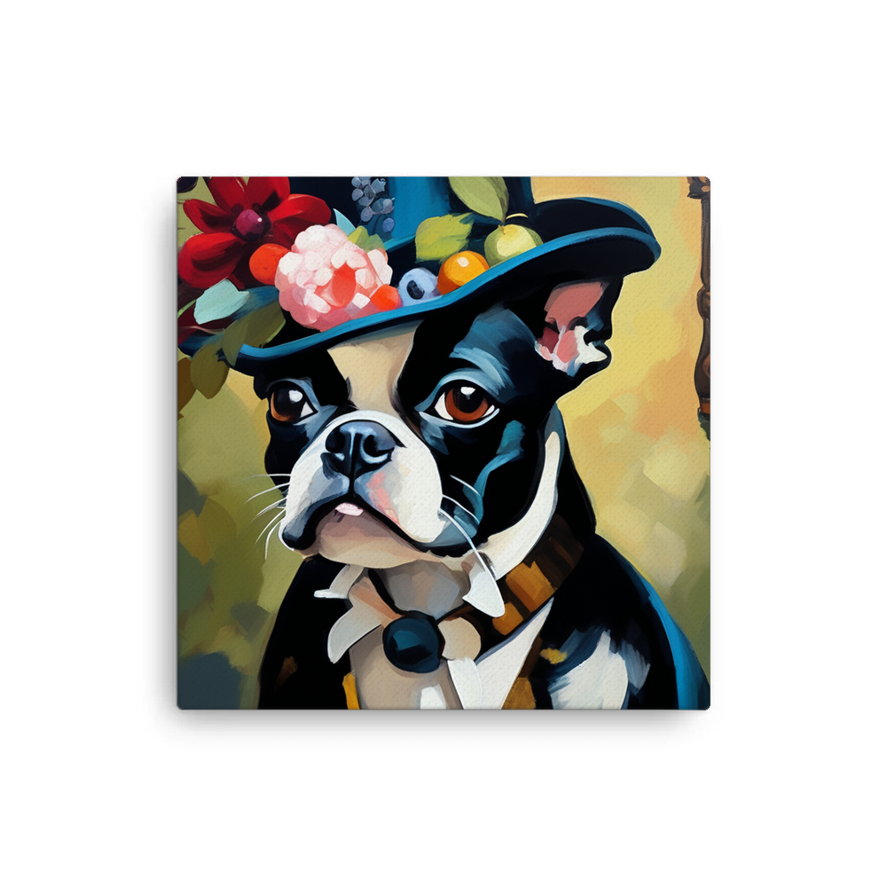 PugMug Custom Boston Terrier Canvas